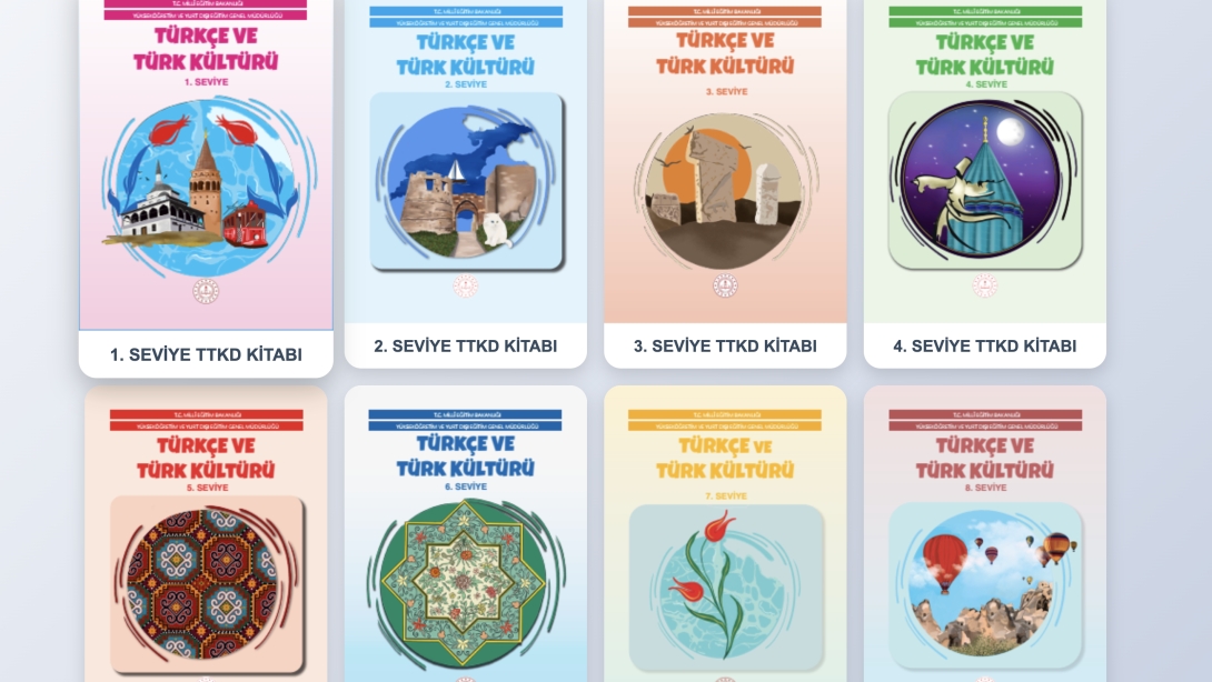 Türkçe ve Türk Kültürü Ders Kitapları 